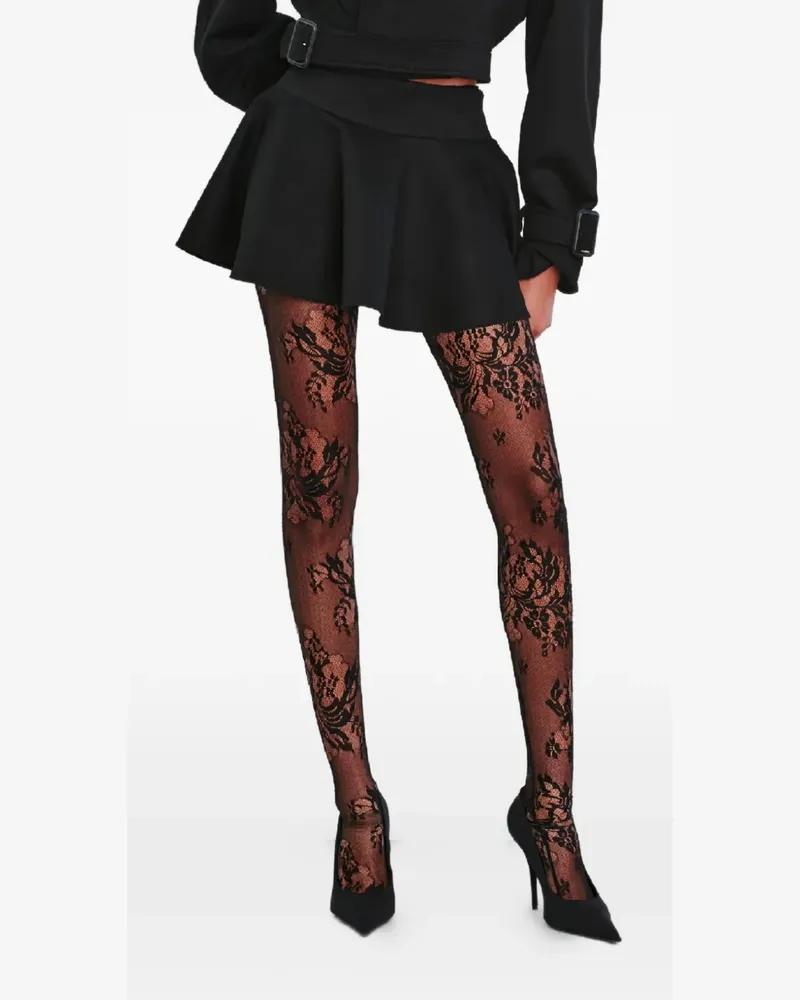 WARDROBE.NYC rear zip fastening mini skirt - Schwarz Schwarz