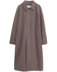 Filippa K Trenchcoat aus Gabardine Grau