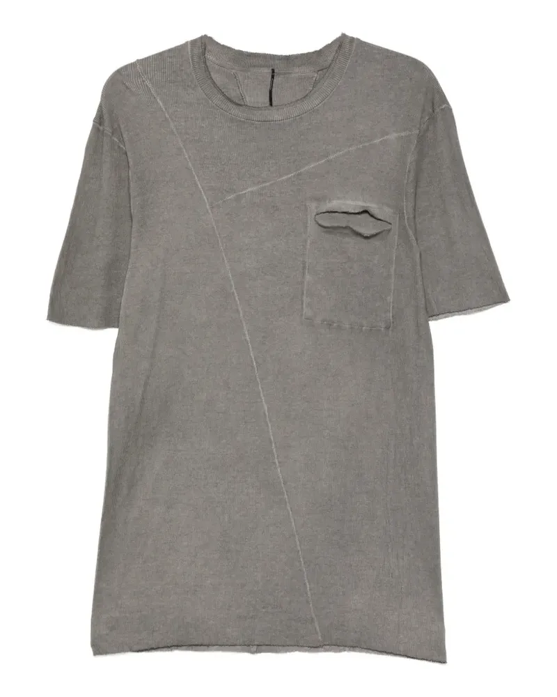 Masnada chest-pocket short-sleeve T-shirt - Grau Grau