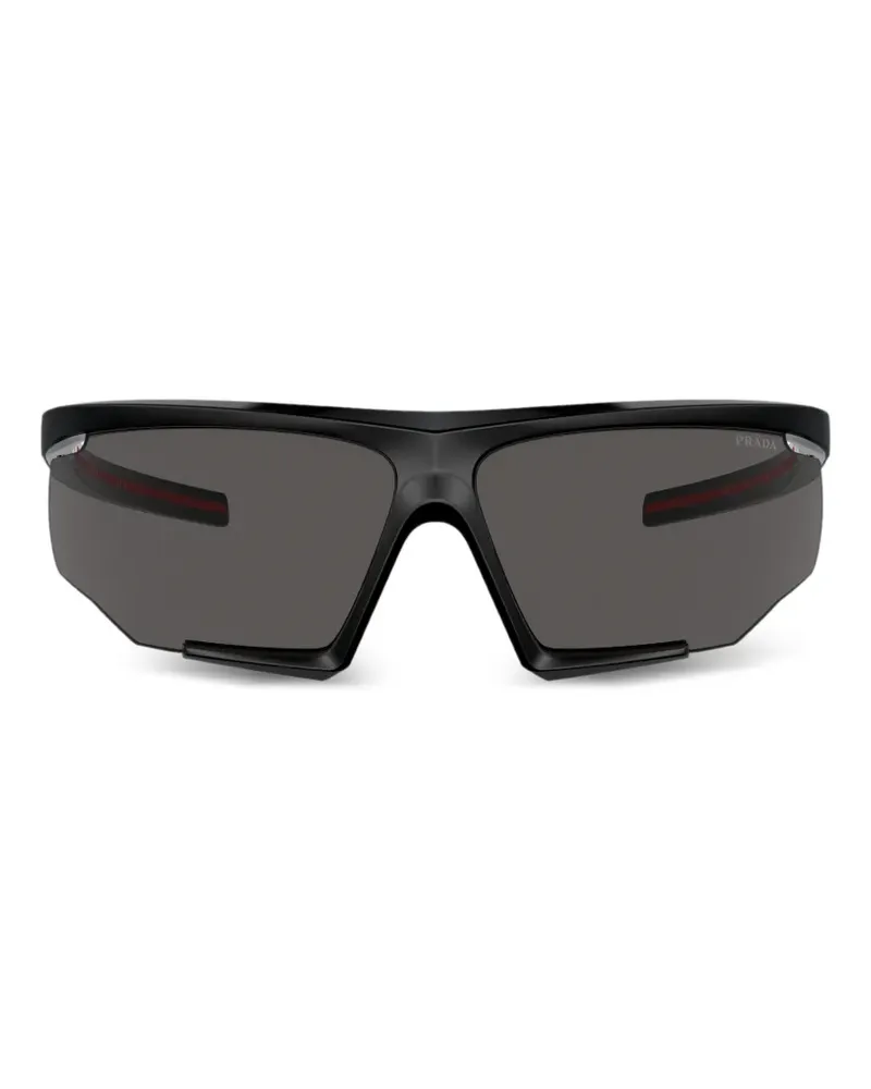 Prada geometric-frame sunglasses - Schwarz Schwarz