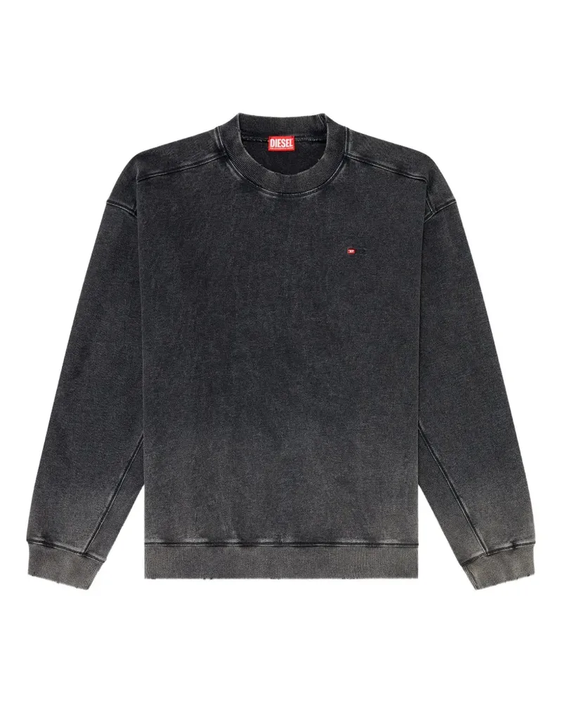 Diesel cotton sweatshirt with faded effect - Grau Grau