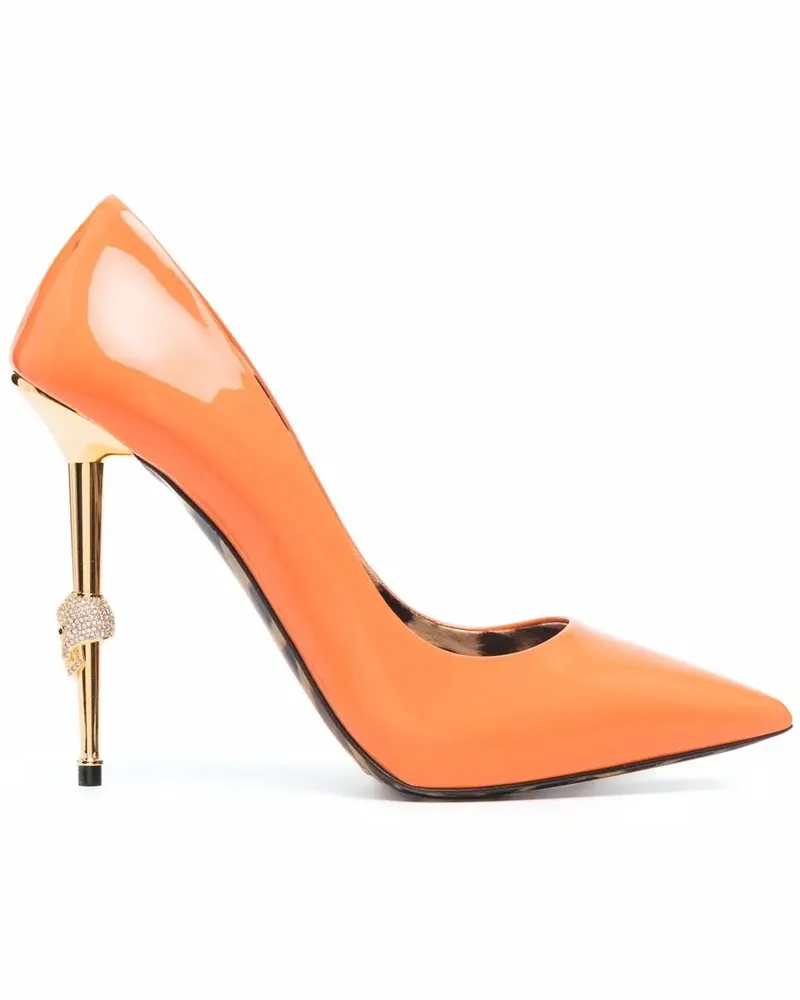 Philipp Plein Decollete Pumps 125mm - Orange Orange