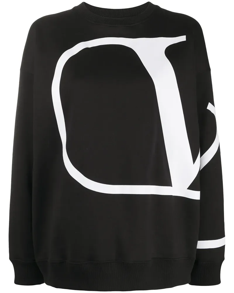Valentino Garavani Klassisches Sweatshirt - Schwarz Schwarz