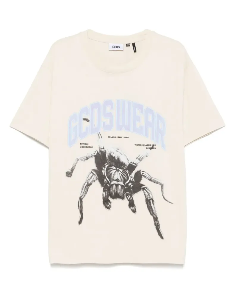 GCDS Spider T-Shirt - Nude Nude