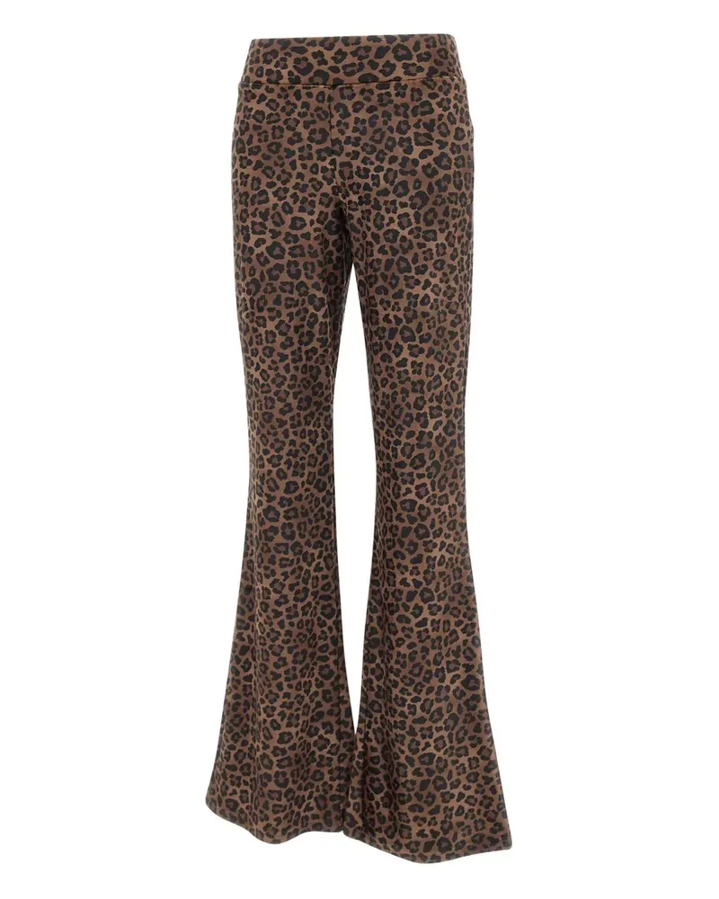 MC2 Saint Barth Hose mit Animal-Print - Braun Braun