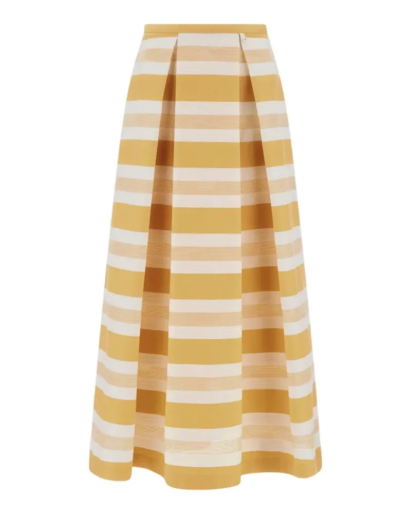 Herno striped flared skirt - Gelb Gelb