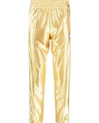 Moncler Jogginghose im Metallic-Look Gold