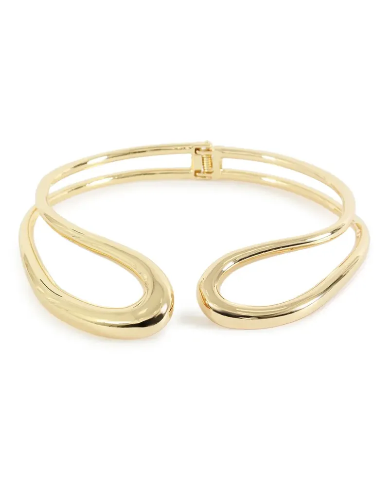 Erika Cavallini Skulpturale Halskette - Gold Gold