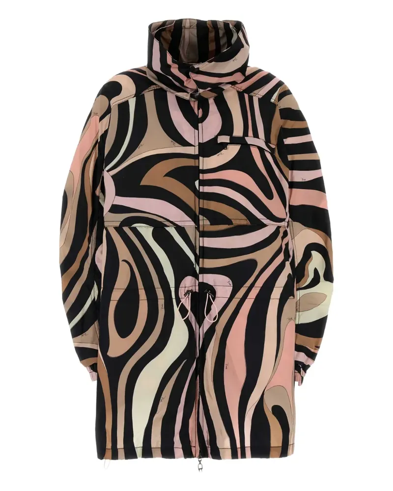 Emilio Pucci Jacke mit Marmo-Print - Schwarz Schwarz