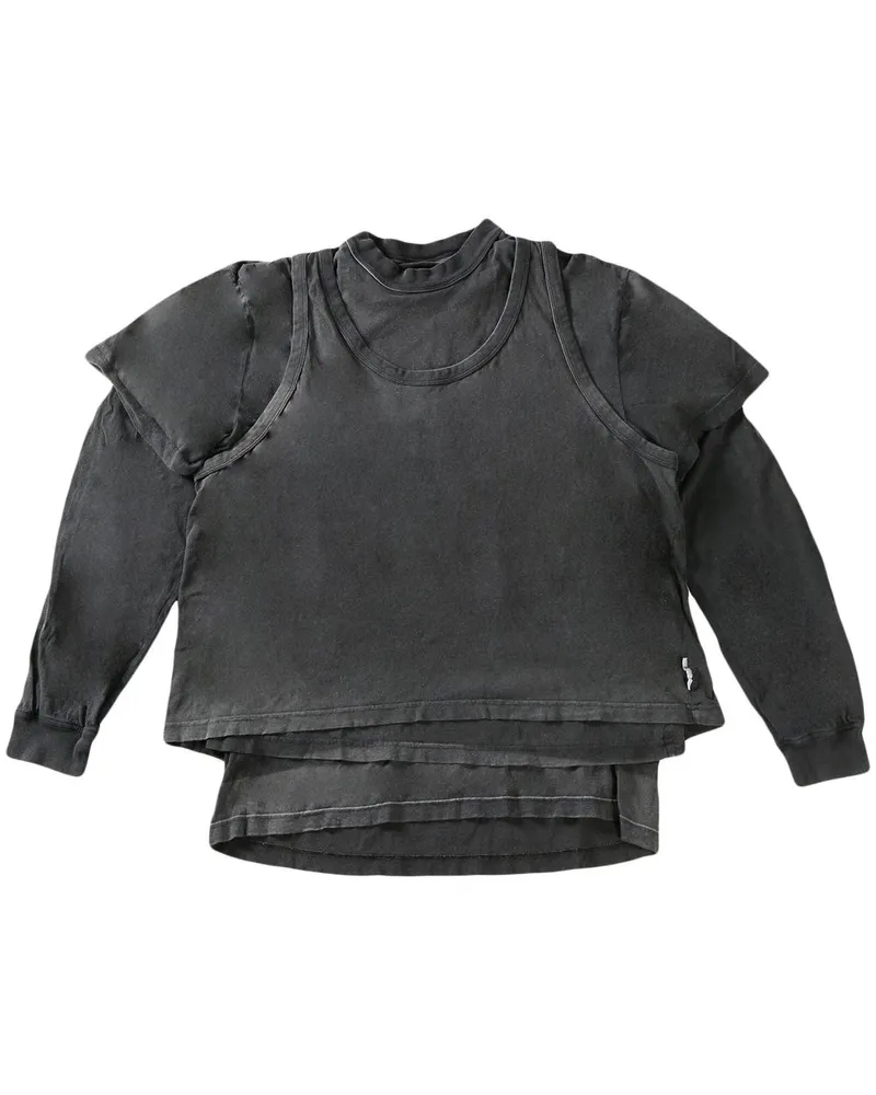 Alexander Wang distressed sweater - Schwarz Schwarz