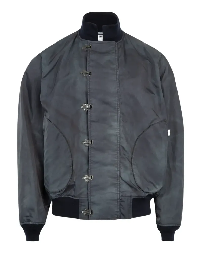 Junya Watanabe clip-fastening bomber jacket - Blau Blau