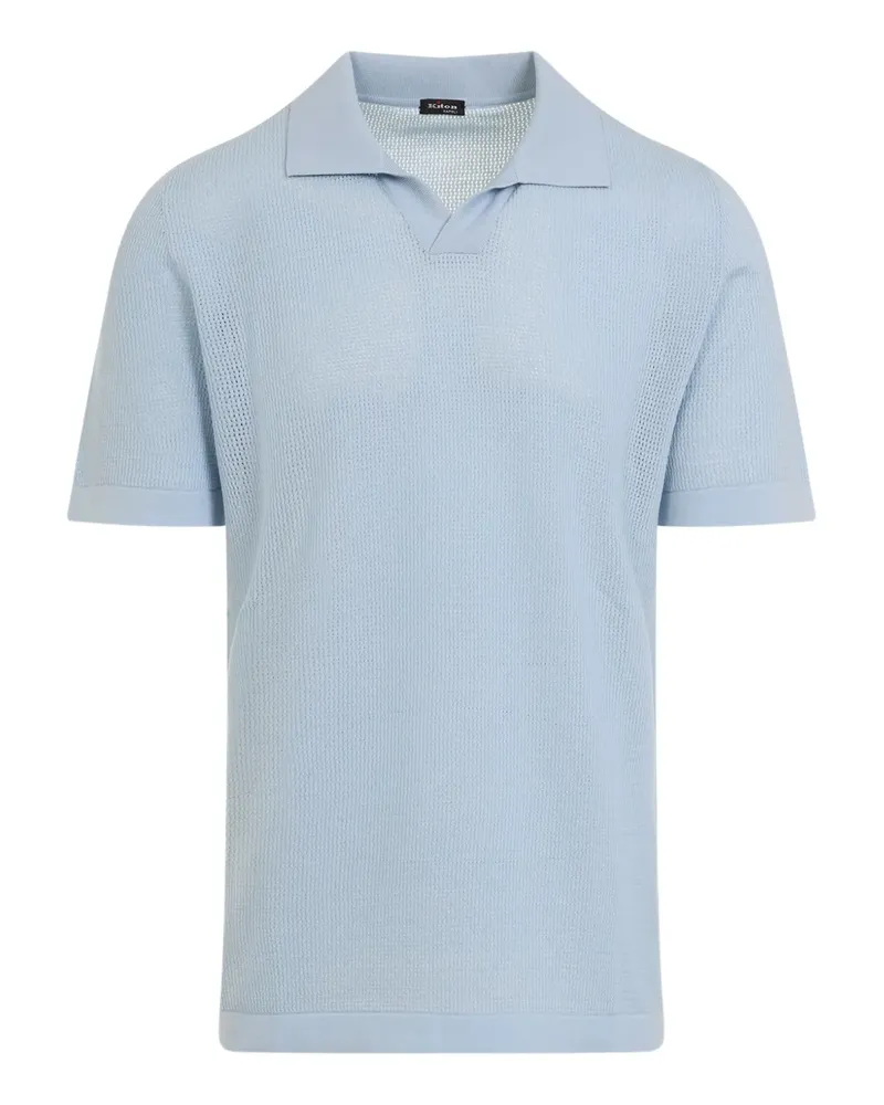 Kiton T-Shirt aus Baumwolle - Blau Blau