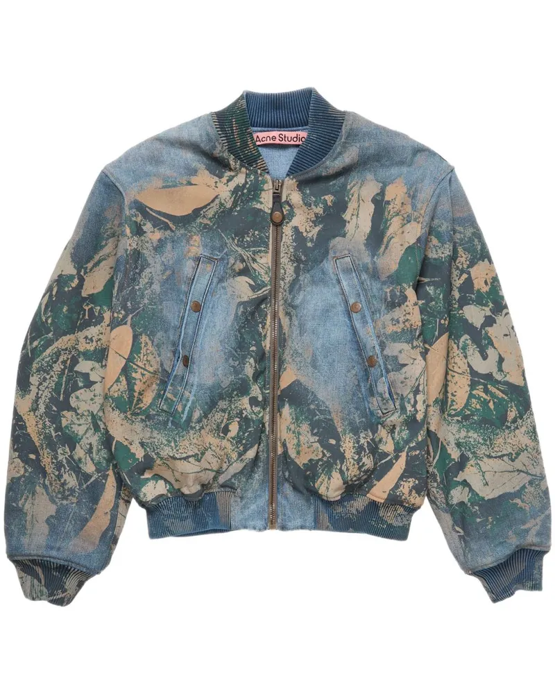 Acne Studios Bomberjacke im Jeans-Look - Braun Braun