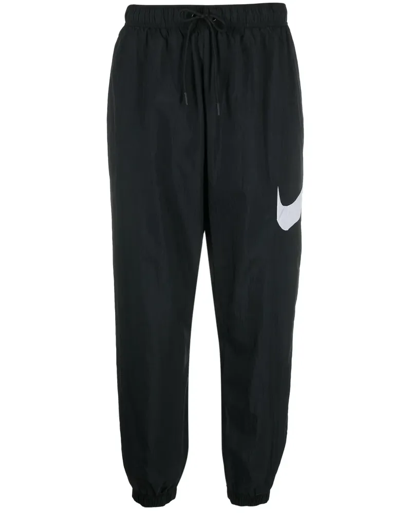 Nike Jogginghose mit Swoosh-Print - Schwarz Schwarz