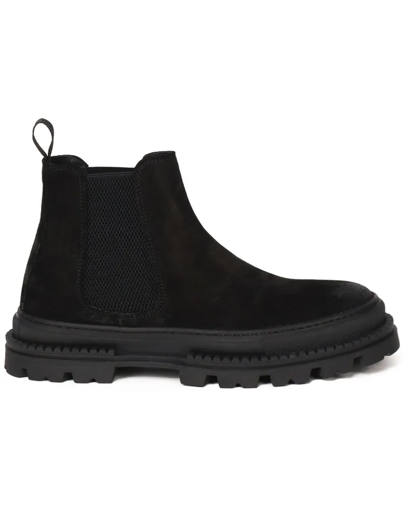 Giuliano Galiano Stiefel aus Wildleder - Schwarz Schwarz