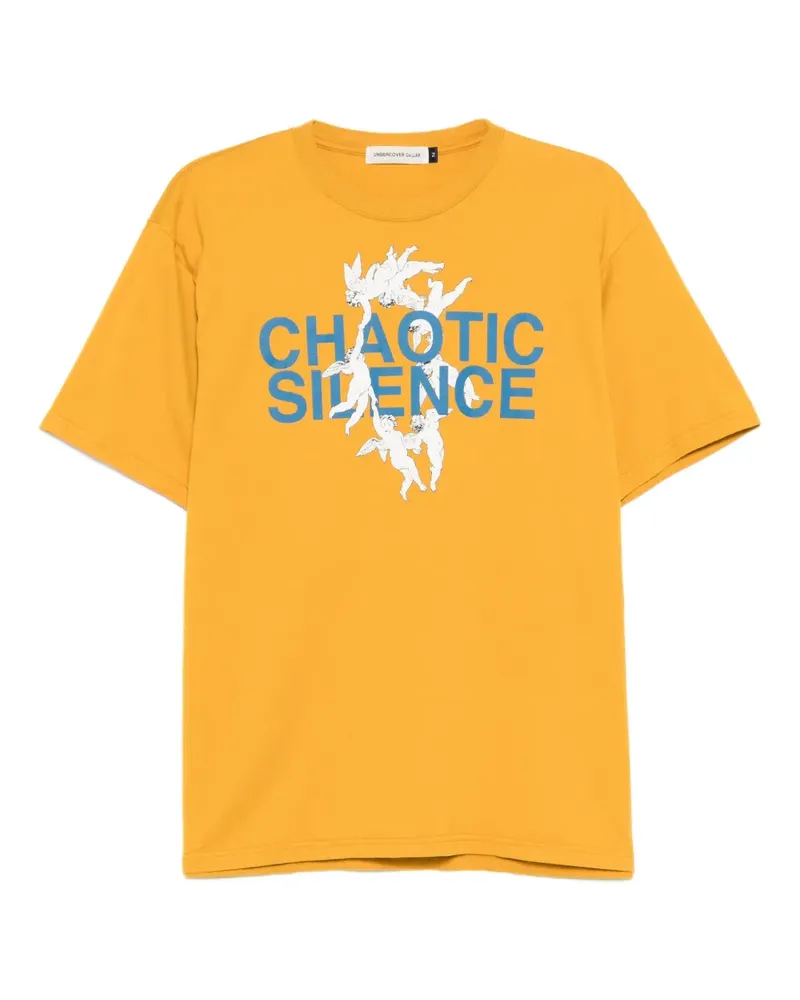 Undercover T-Shirt mit grafischem Print - Gelb Gelb