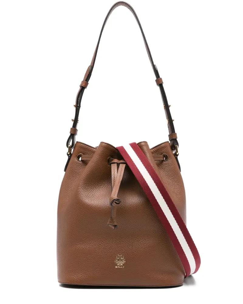 Bally Beuteltasche mit Kordelzug - Braun Braun