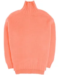 Avant Toi Klassischer Rollkragenpullover Orange