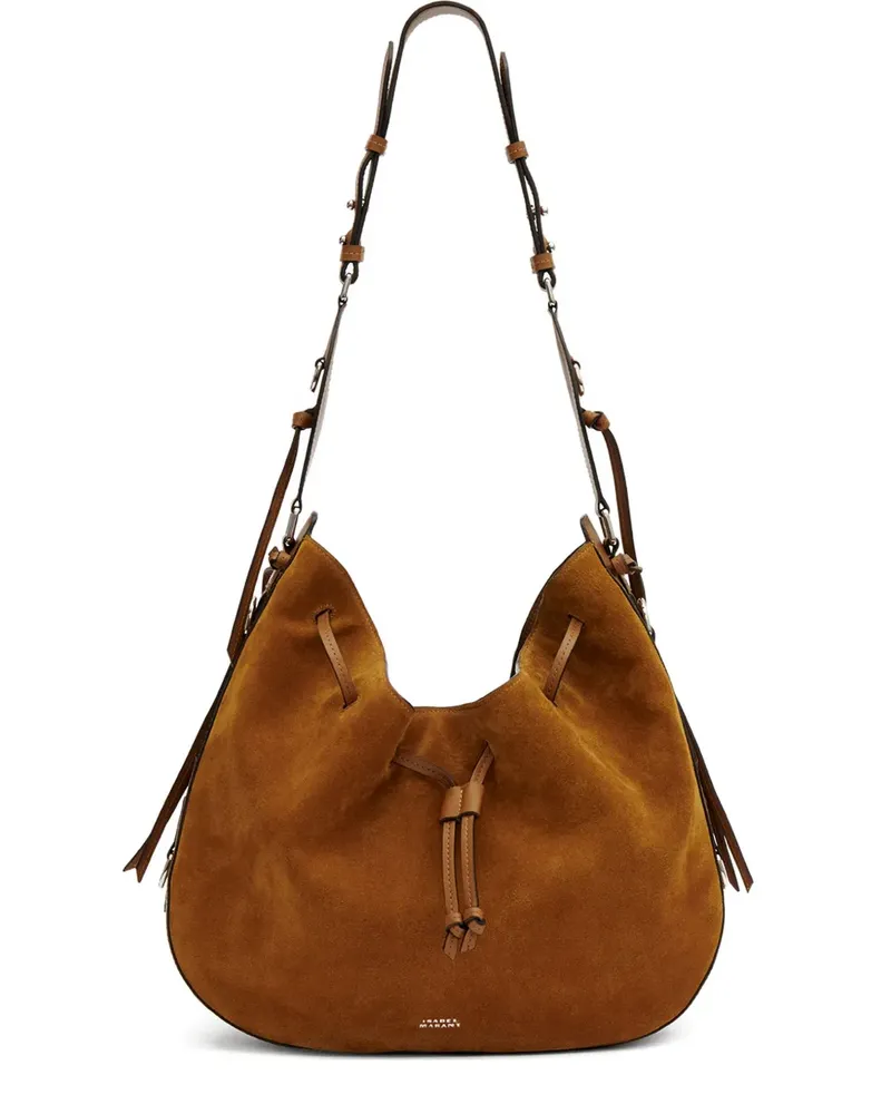 Isabel Marant Bolton-Schultertasche mit Kordelzug - Braun Braun