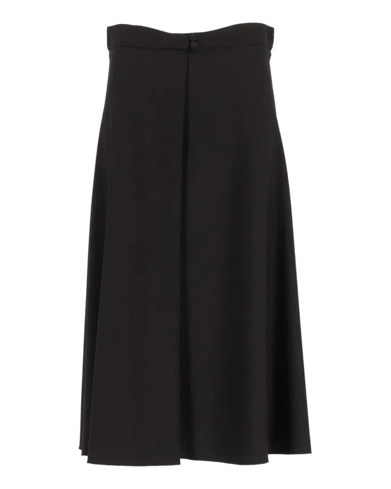 forte_forte grain de poudre midi skirt - Schwarz Schwarz