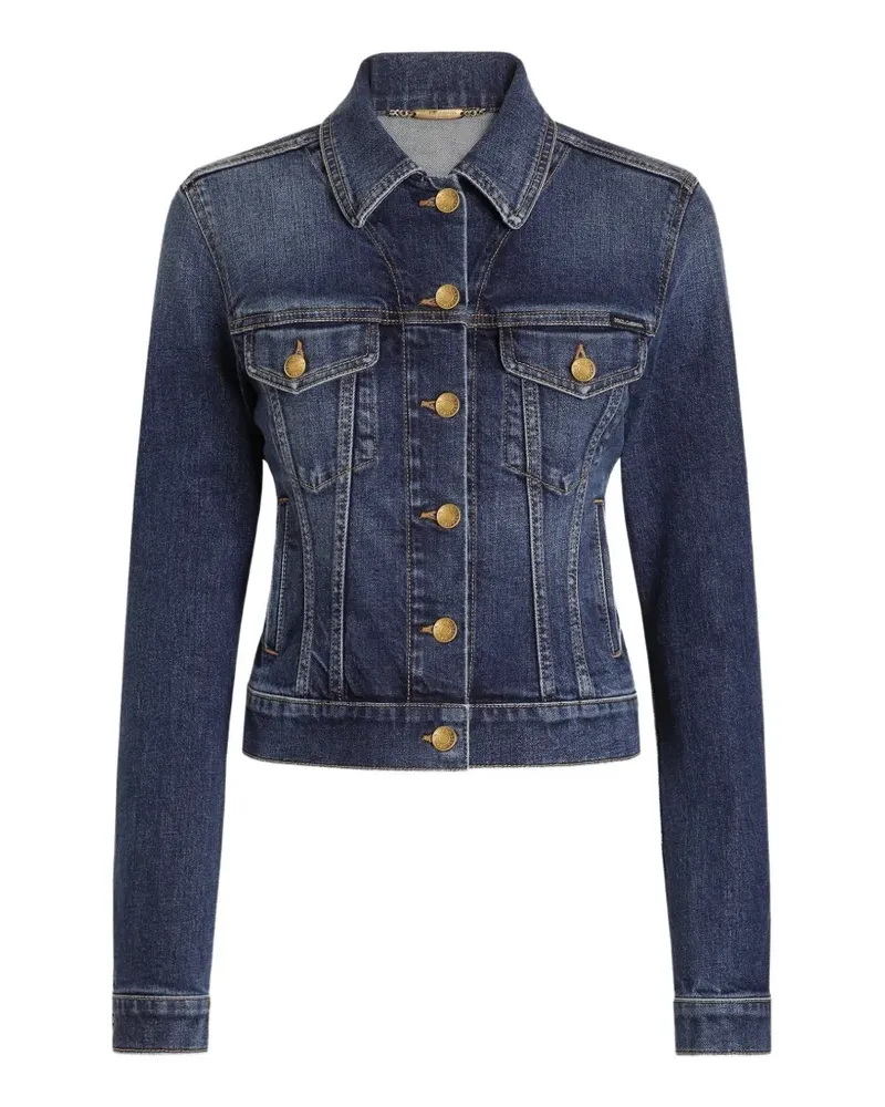 Dolce & Gabbana Klassische Jeansjacke - Blau Blau