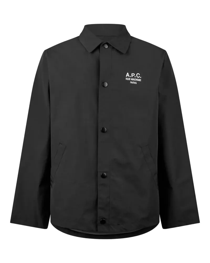 A.P.C. Jacke mit Knöpfen - Schwarz Schwarz