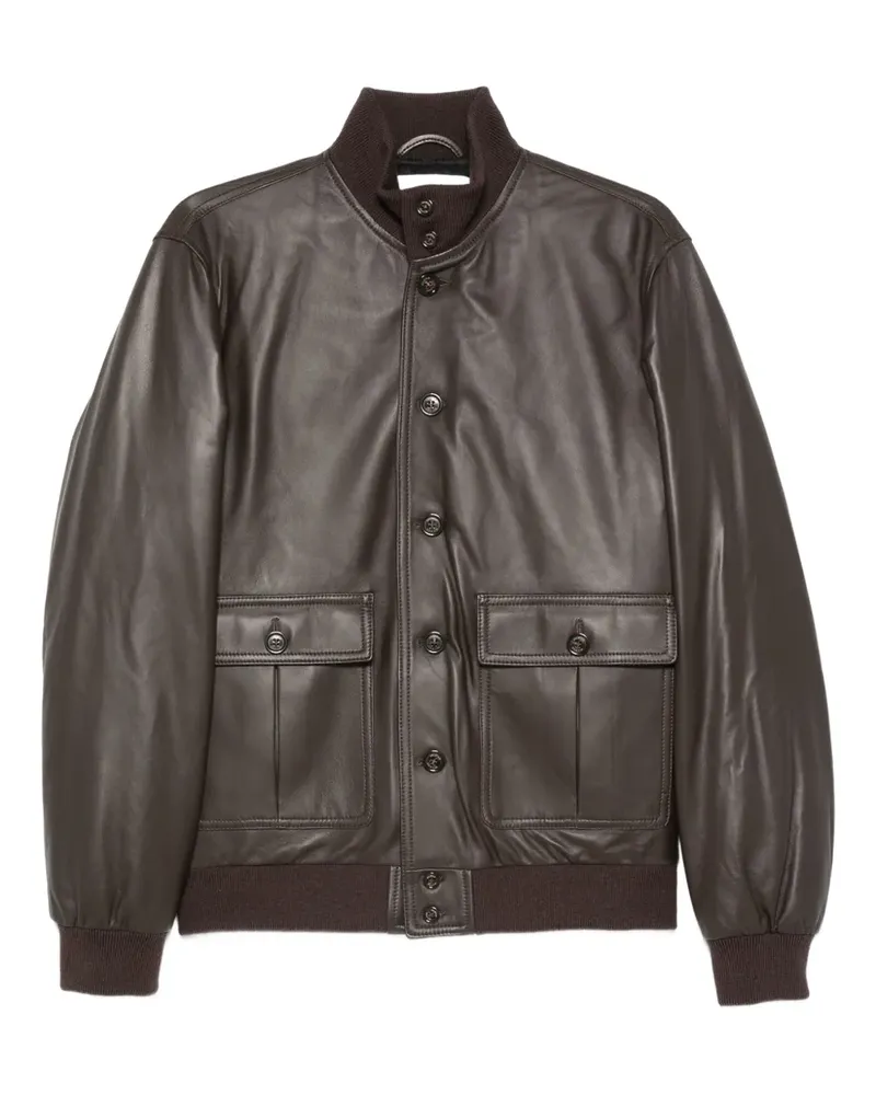 Valstar Lederjacke mit Klappentasche - Braun Braun