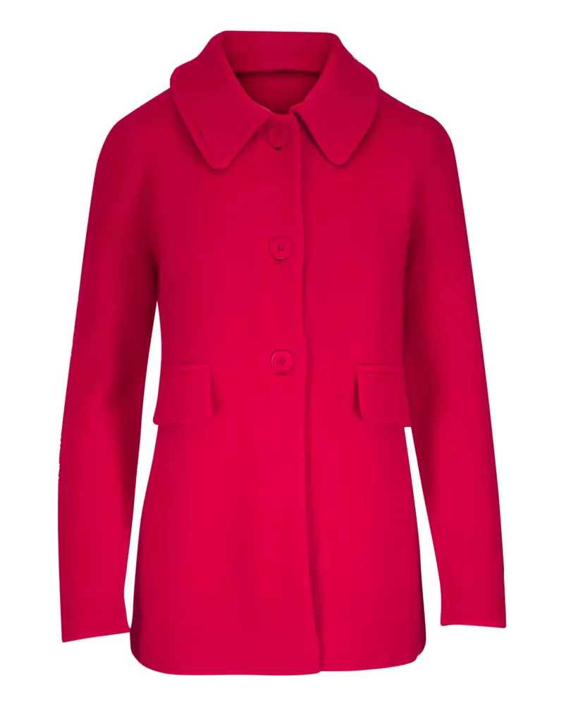 Dorothee Schumacher Fluffy Statements Mantel mit Klappentasche Rot