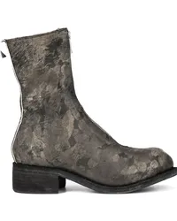 GUIDI printed zip front boots Grün