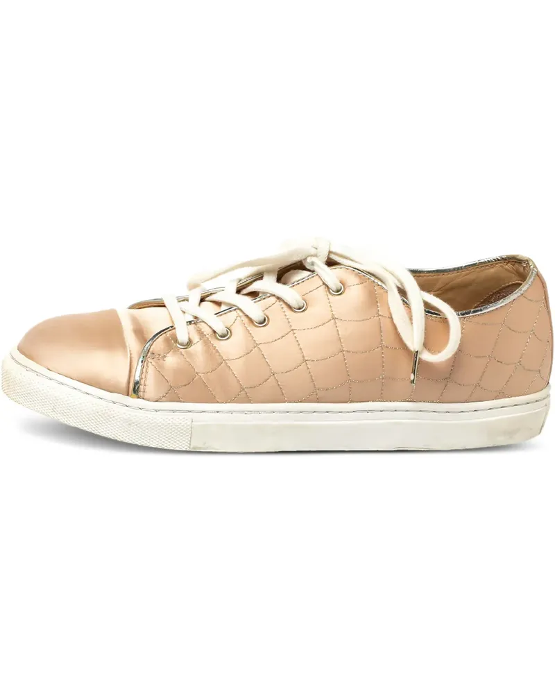 Charlotte Olympia Pre-owned Sneakers aus Satin - Braun Braun
