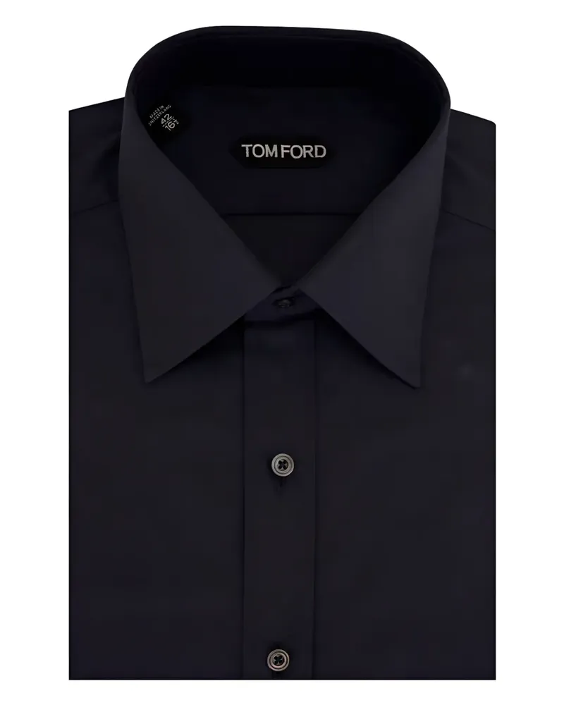 Tom Ford button cotton shirt - Blau Blau
