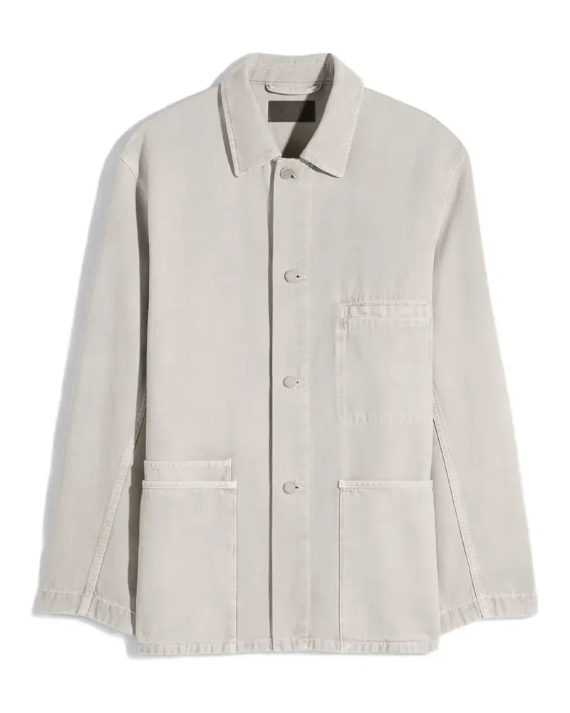 Christophe Lemaire Hemdjacke mit aufgesetzter Tasche - Nude Nude