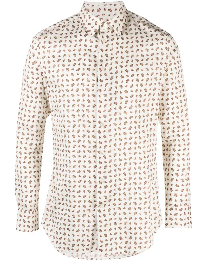 Etro Hemd mit Paisley-Print - Weiß Weiß