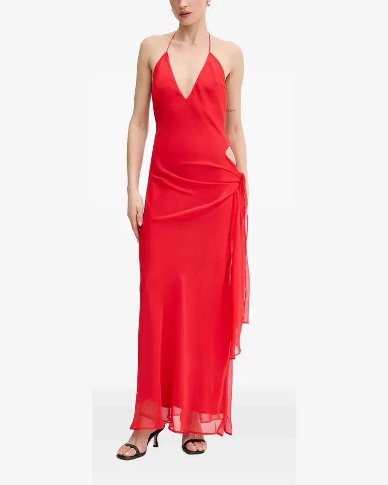 Bardot Cyrel cut-out halterneck maxi dress - Rot Rot