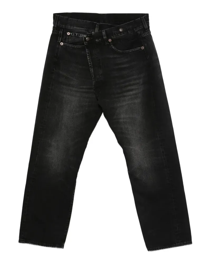 R13 Crossover belt-loop jeans - Schwarz Schwarz