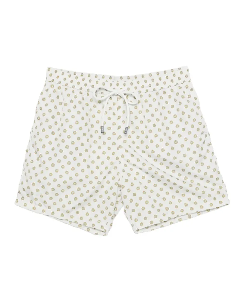 BARBA floral-print swim shorts - Nude Nude