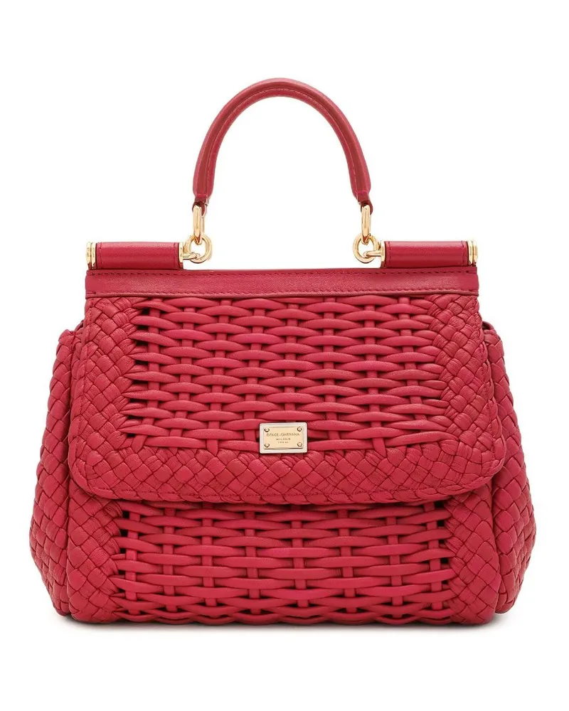 Dolce & Gabbana Kleine Sicily Handtasche - Rot Rot