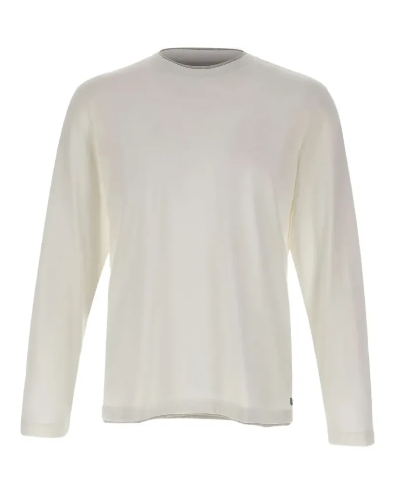 Eleventy long-sleeve crew-neck sweater - Nude Nude