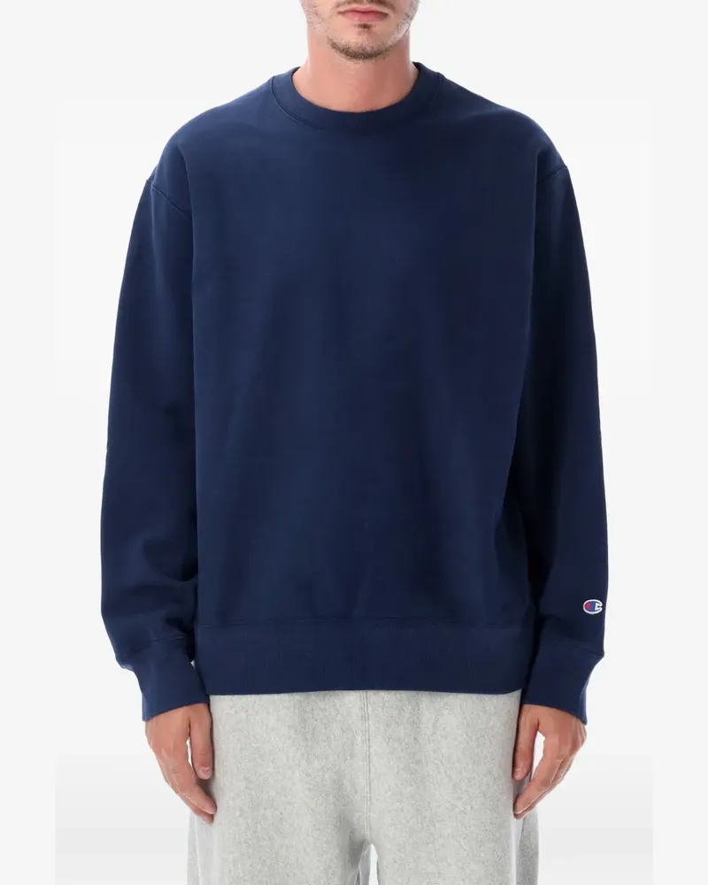 Champion Sweatshirt mit Logo-Patch - Blau Blau