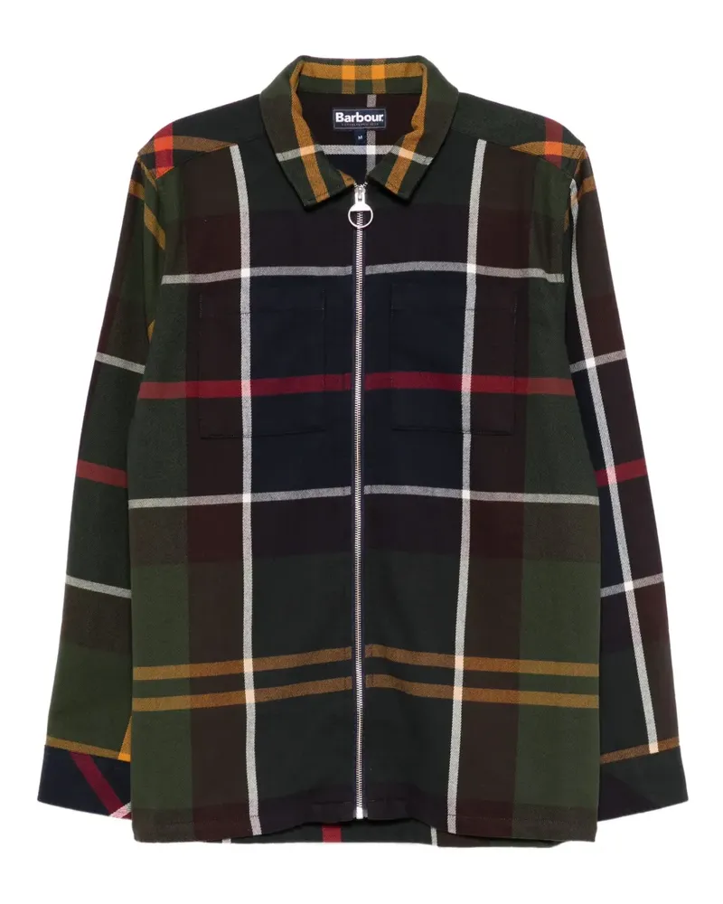 Barbour Karierte Hemdjacke - Grün Grün