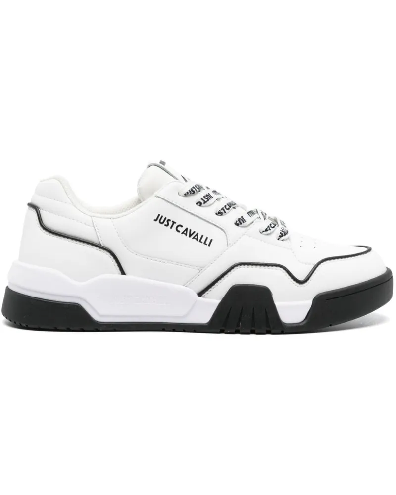 Just Cavalli Klobige Sneakers mit Logo-Prägung - Weiß Weiß