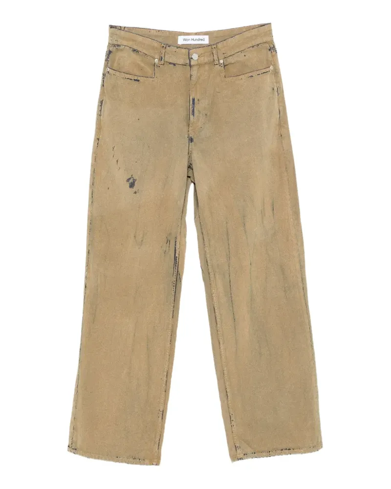 Won Hundred Locker geschnittene Case Jeans - Nude Nude