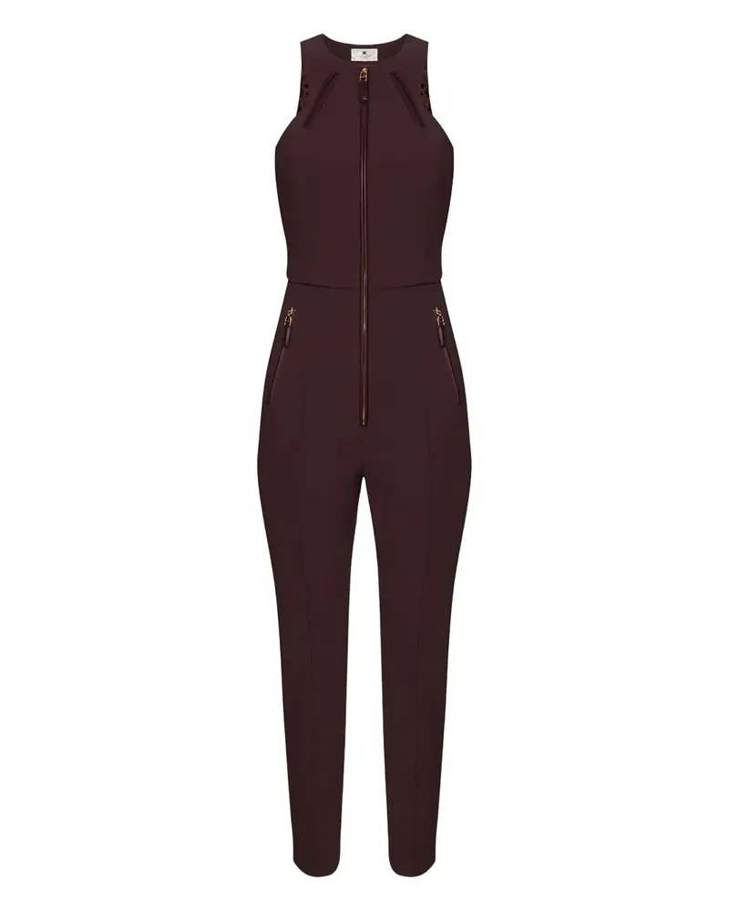 Elisabetta Franchi Jumpsuit mit Reißverschluss - Braun Braun