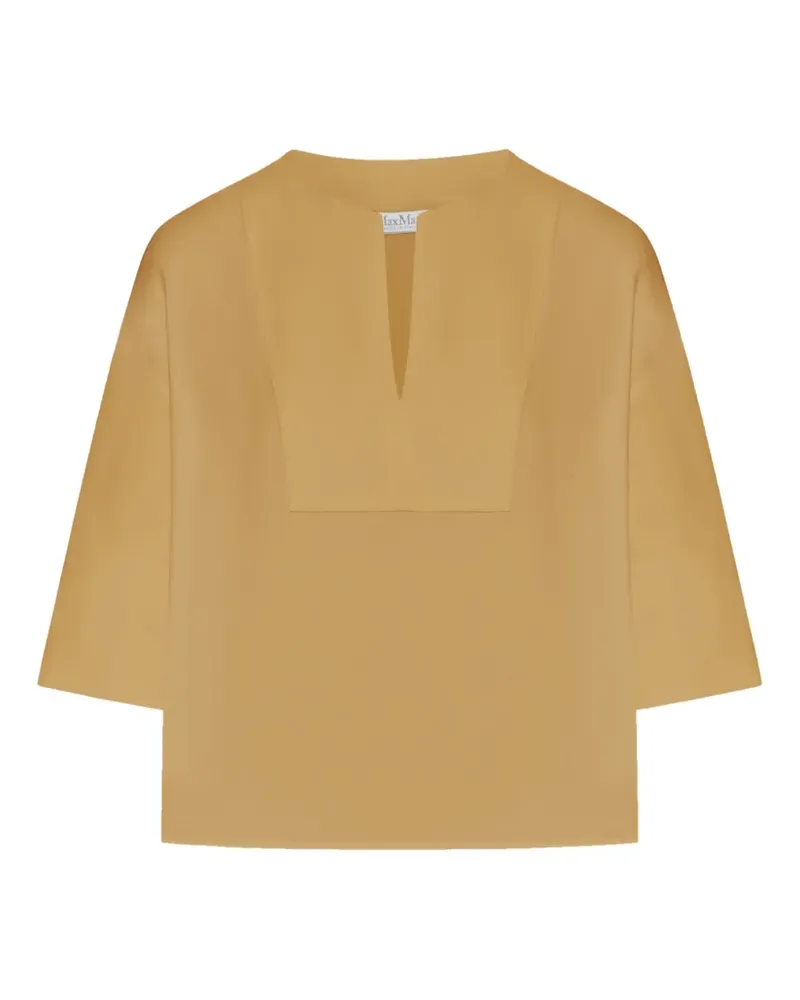 Max Mara V-neck blouse - Nude Nude