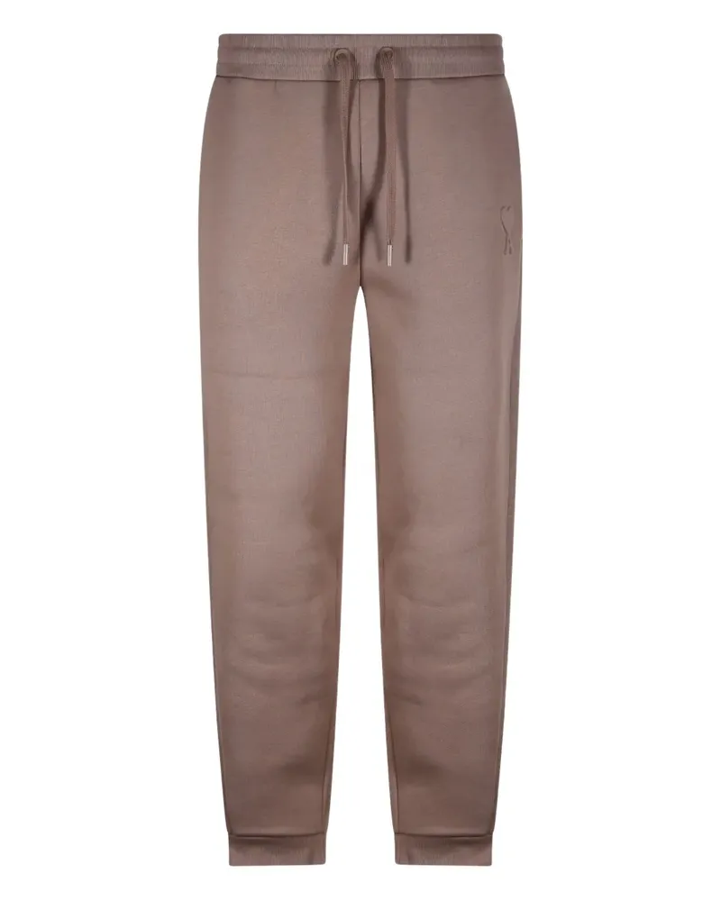 AMI Paris Jogginghose mit Logo-Prägung - Nude Nude