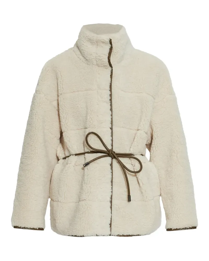 Bogner Kimberly Jacke aus Faux Shearling - Nude Nude