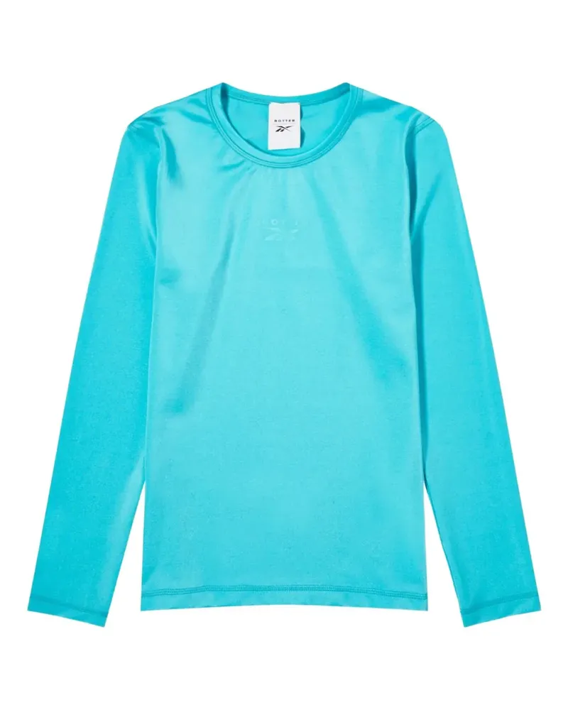 Reebok Botter Langarmshirt mit Logo - Blau Blau