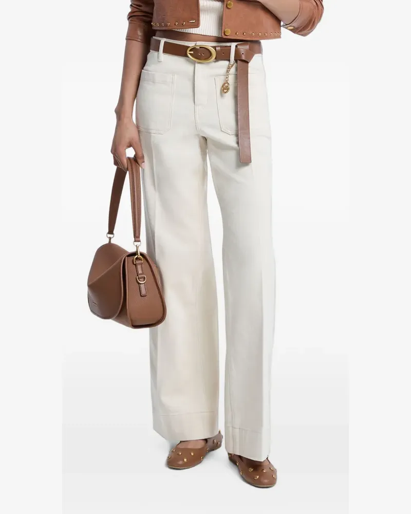 Michael Kors Violette Jeans mit Logo - Weiß Weiß