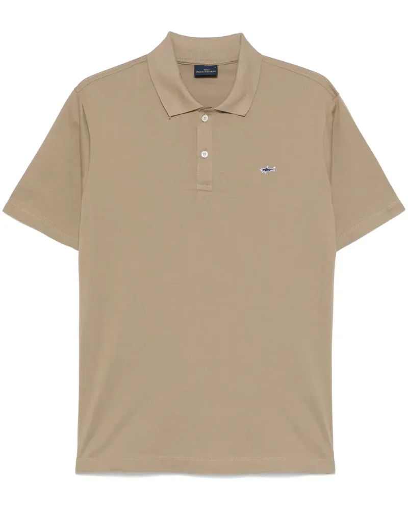 Paul & Shark Poloshirt aus Piqué - Grün Grün