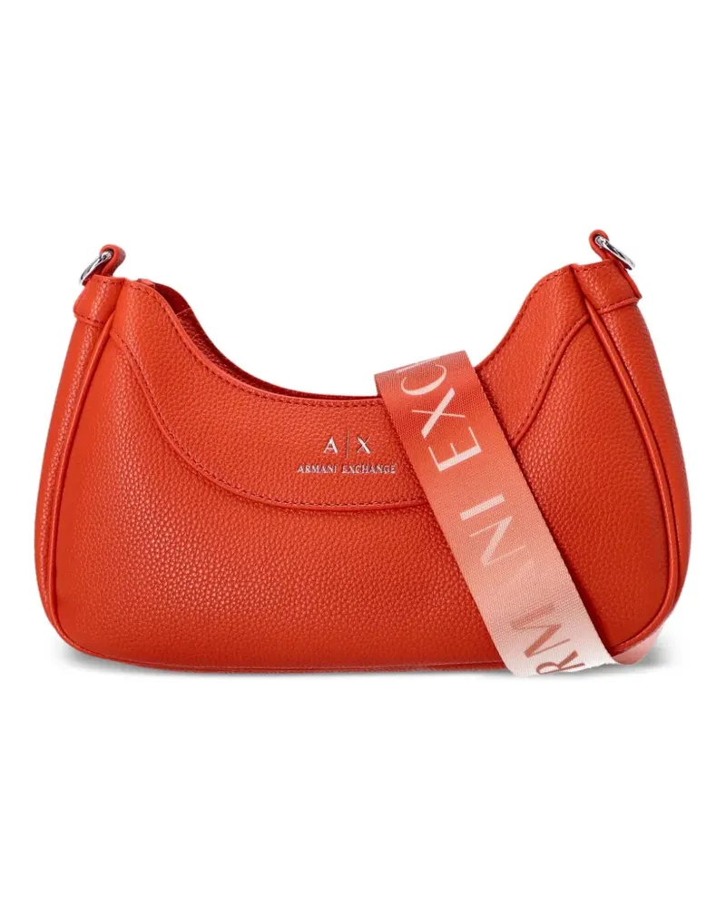 Armani Exchange Schultertasche mit Logo-Prägung - Orange Orange